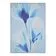Блокнот формата А5 Holographic Flower Light Blue Lined