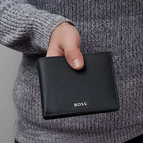 Кошелек для мелочи Classic Grained Black