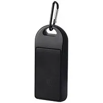 Bluetooth®-колонка Omni из переработанной пластмассы IPX4, сертифицированной по стандарту RCS, мощностью 3 Вт - сплошной черный