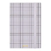Блокнот формата А5 Checkered Lilac Lined