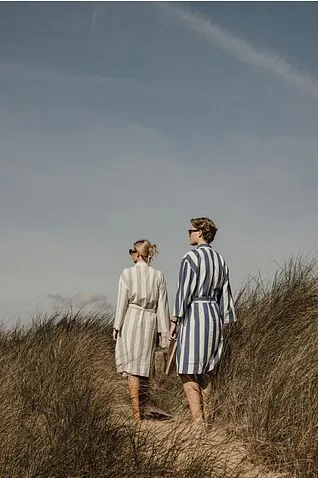 Халат VINGA Ornos из переработанного хлопка GRS, L/XL