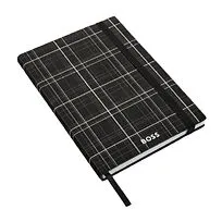 Блокнот формата А5 Checkered Black Lined