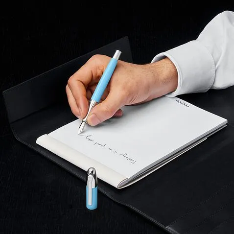 Перьевая авторучка Classicals Chrome Light Blue