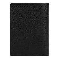 Card holder with flap Bond Black