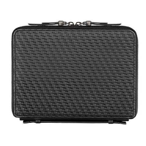 Папка для участника конференции формата А5 Interlace Black