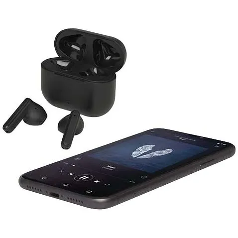 Altais гарнитура True Wireless Bluetooth® из переработанной пластмассы - сплошной черный