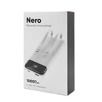 Внешний аккумулятор Nero с быстрой зарядкой (до 22,5W), 10000 mAh, белый