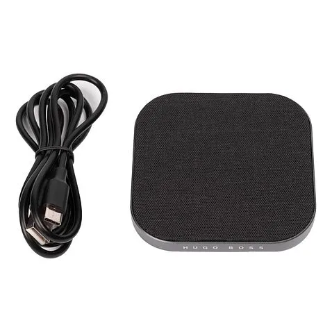 Wireless charger Illusion Dark chrome