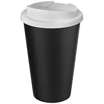 Кружка с герметичной крышкой Americano® Eco из переработанного материала объемом 350 мл - Белый