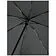 21-дюймовый автоматически открывающийся/закрывающийся зонт Bo из переработанного ПЭТ-пластика - сплошной черный