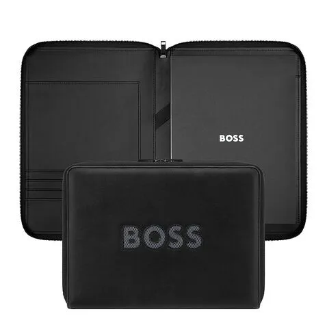 Папка для участника конференции формата А4 Boss Cut Out Black & Grey