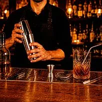 Набор Cocktail с изогнутой трубочкой и ершиком, серебристый