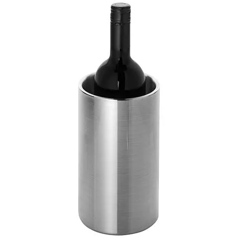 Cielo double-walled stainless steel wine cooler - Серебряный Cielo double-walled stainless steel wine cooler - Серебряный