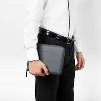 Папка для участника конференции формата А5 Hamilton Dark Blue