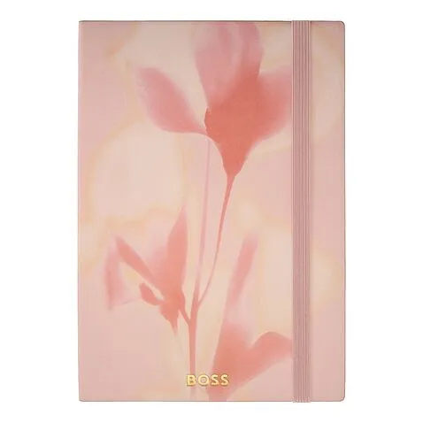 Блокнот формата А5 Holographic Flower Nude Lined