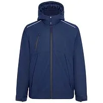 Утепленная парка унисекс с подкладкой от Emin - Navy Blue