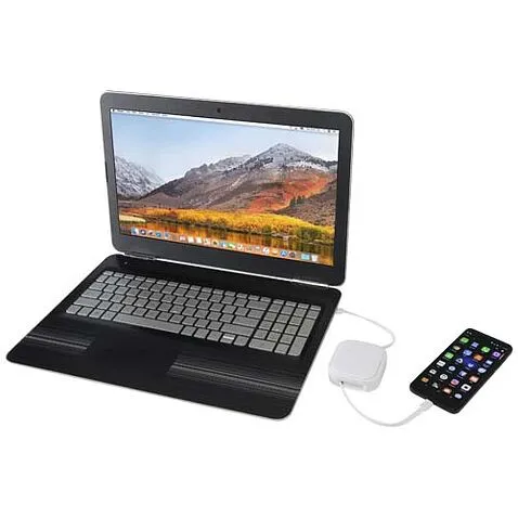 Gloas 5-в-1 переработанный выдвижной кабель для синхронизации данных и быстрой зарядки 100 Вт с набором инструментов для смартфона - Белый