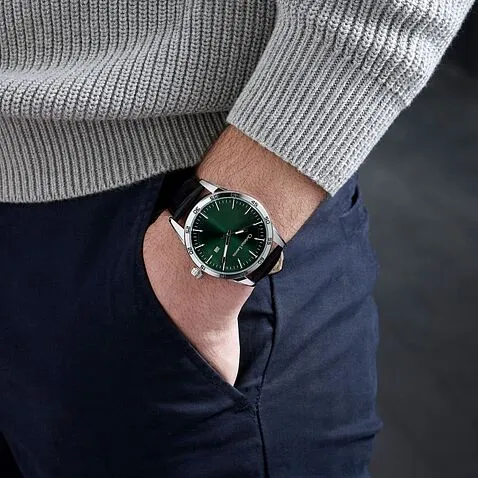Часы с датой Tempus Black / Green