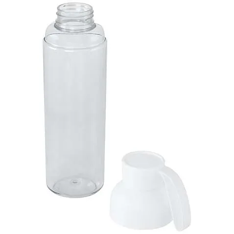 Illuminate бутылка для воды из переработанного PET-пластика, объемом 600 мл - Белый