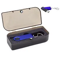 Флешка Twist Color 16 Гб в футляре, синий